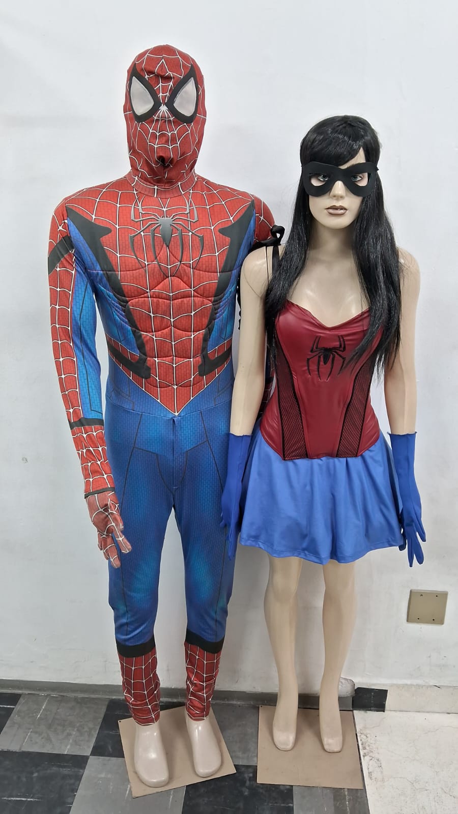 Homem Aranha suplex e Mulher Aranha 